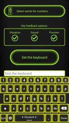 Green Neon Keyboard Themes android App screenshot 4